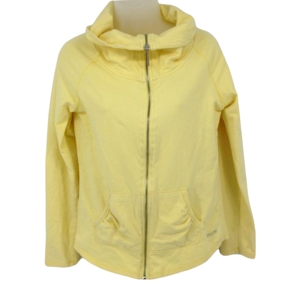Calvin Klein Yellow Quick Dry Zip Up Sweater - Picture 1 of 7